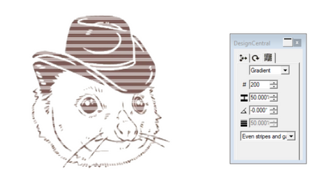 Stripe effect MUSE 60