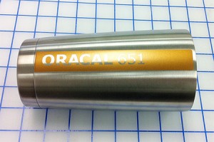ORACAL 651 Copper Metallic looks refined on stainless steel. 