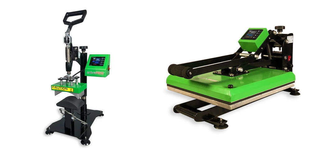 Use Cap and Heat Presses with the Team Colors Guide to create custom team wearables