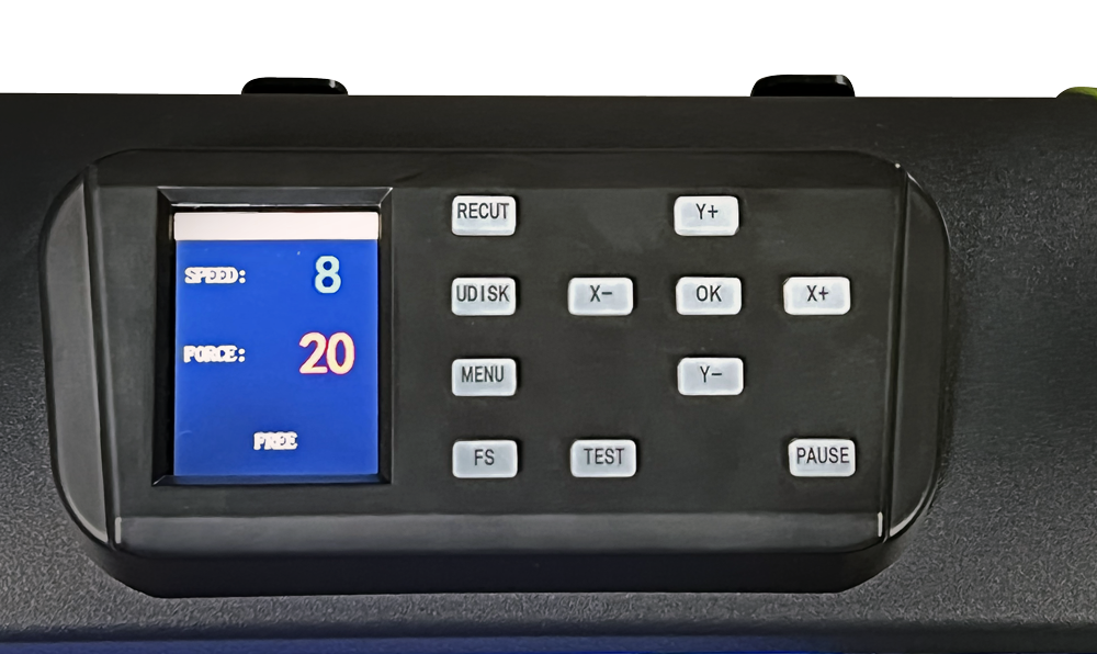 The MUSE Artisan control panel and LED display.