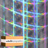 Plaid Holographic Vinyl by Schein Holographics - 24 in x 1 yds  - Silver Plaid