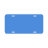 Blank Plastic License Plates - 6 in x 12 in