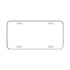 Blank Plastic License Plates - 6 in x 12 in